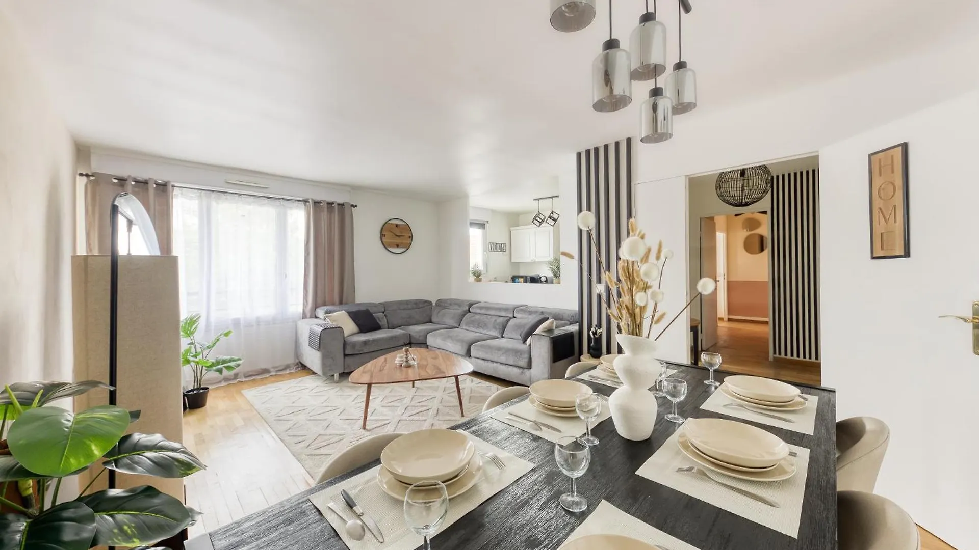 L'Ilot Zen- Ideal Pour Famille-Groupe-Pro-Double Parking-Highwifi-Aeroport Orly 8Min-Paris30Min Fresnes  Apartment